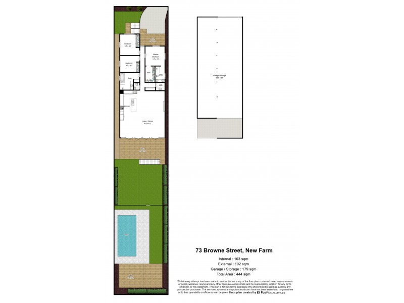 73 Browne Street, New Farm QLD 4005 Floorplan