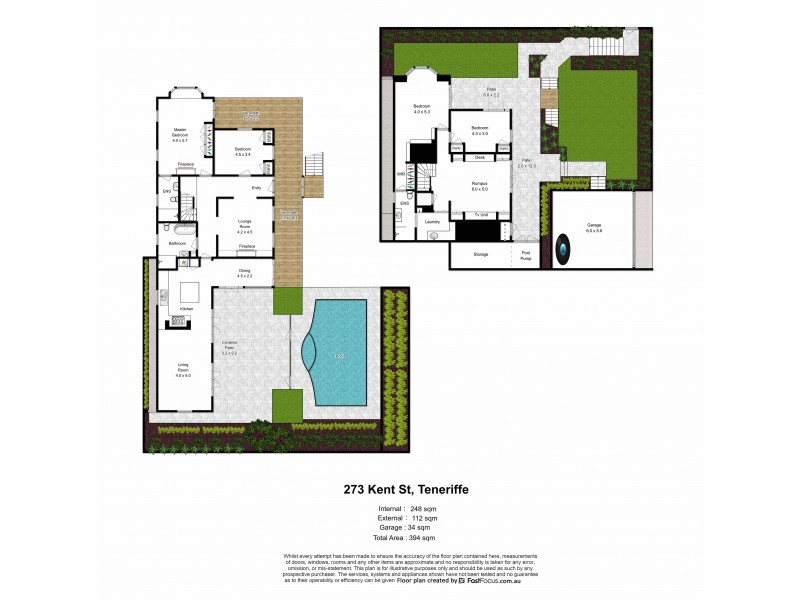 273 Kent Street, New Farm QLD 4005 Floorplan