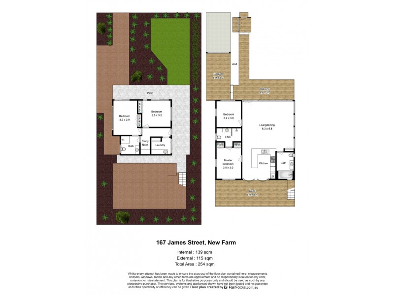 167 James Street, New Farm QLD 4005 Floorplan