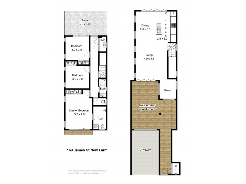 169 James Street, New Farm QLD 4005 Floorplan