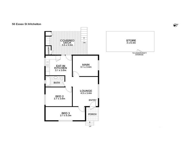 56 Essex Street, Mitchelton QLD 4053 Floorplan