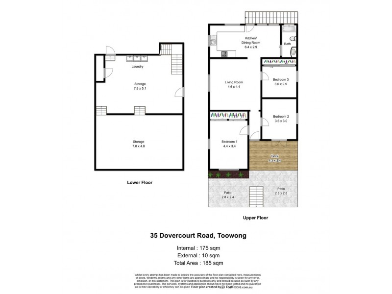 35 Dovercourt Road, Toowong QLD 4066 Floorplan