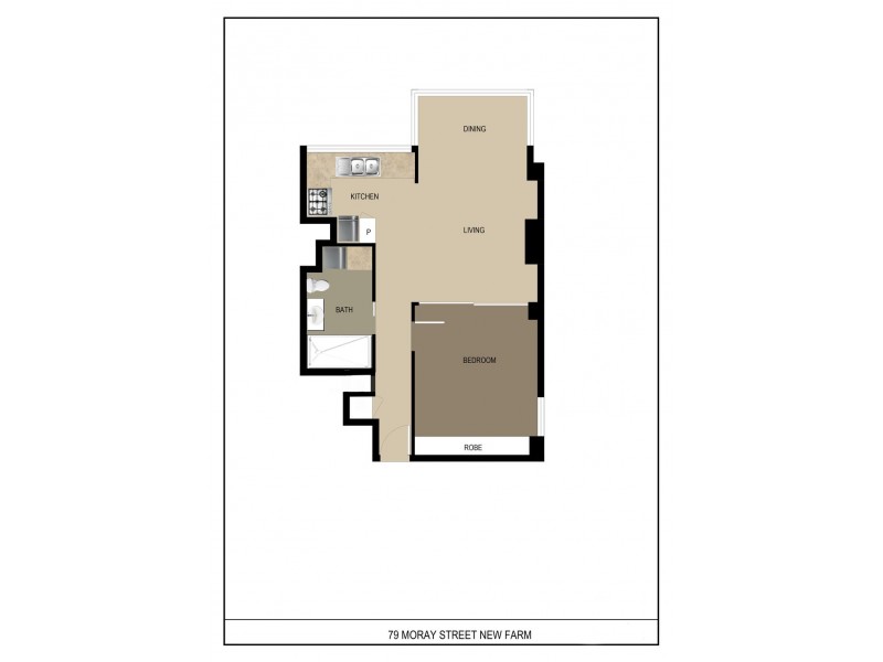 227/79 Moray Street, New Farm QLD 4005 Floorplan