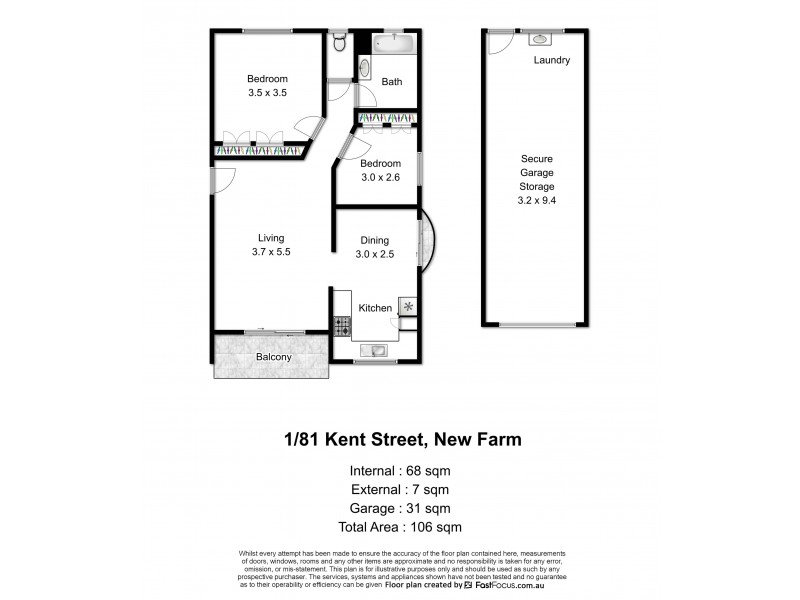 1/81 Kent Street, New Farm QLD 4005