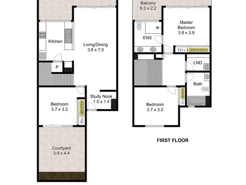 27/25 James Street, Fortitude Valley QLD 4006 Floorplan