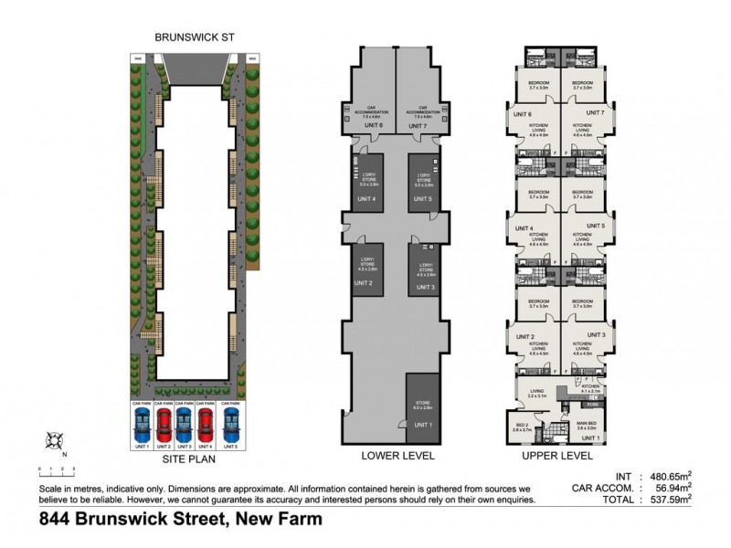 844 BRUNSWICK STREET, New Farm QLD 4005 Floorplan