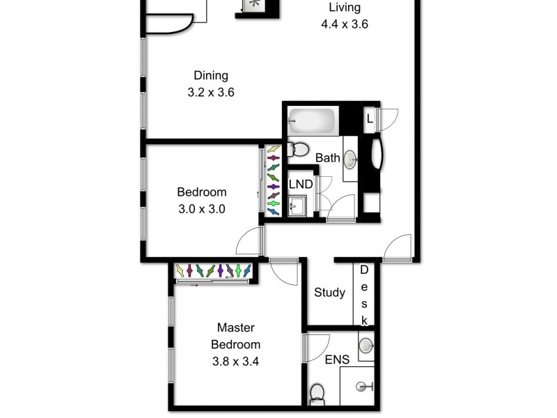 4/140 Commercial Road, Teneriffe QLD 4005 Floorplan