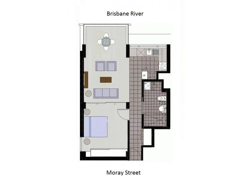 108/79 Moray Street, New Farm QLD 4005 Floorplan