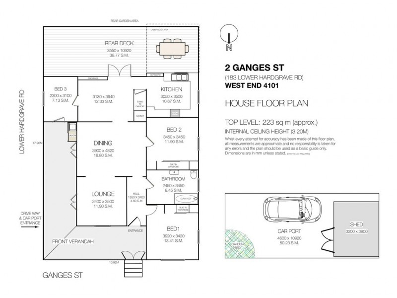 2 Ganges Street, West End QLD 4101 Floorplan