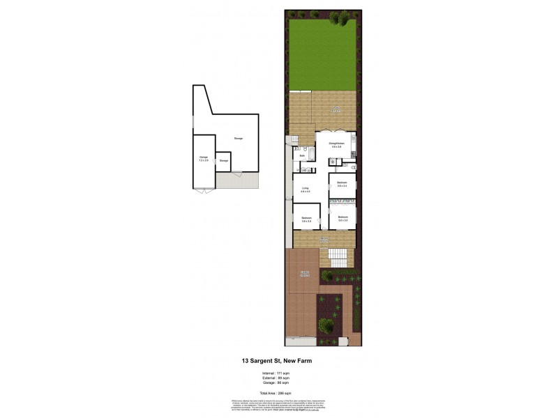 13 Sargent Street, New Farm QLD 4005 Floorplan