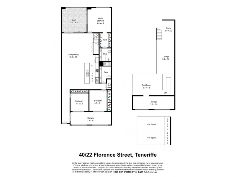 40/22 Florence Street, Teneriffe QLD 4005 Floorplan