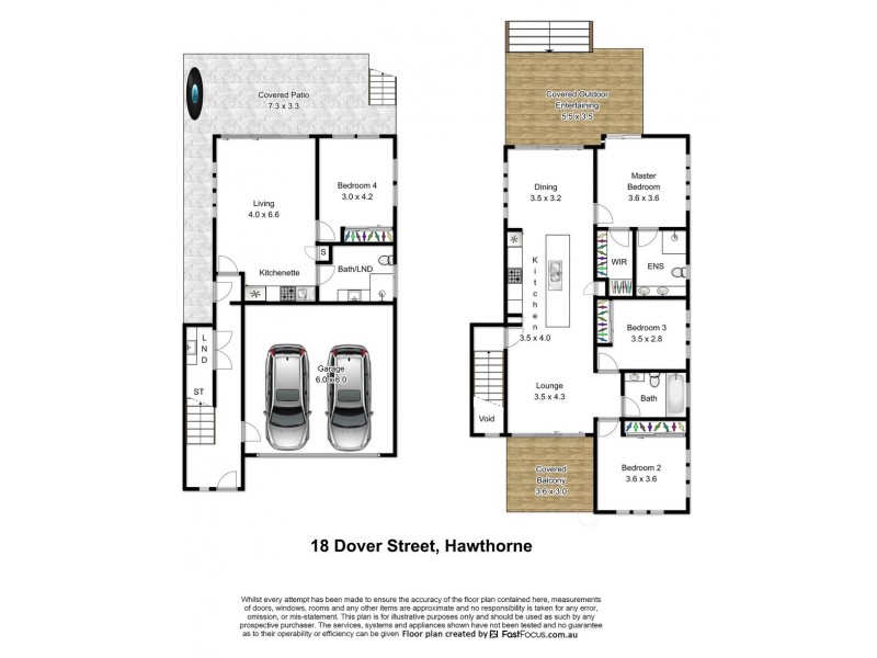 18 Dover Street, Hawthorne QLD 4171 Floorplan