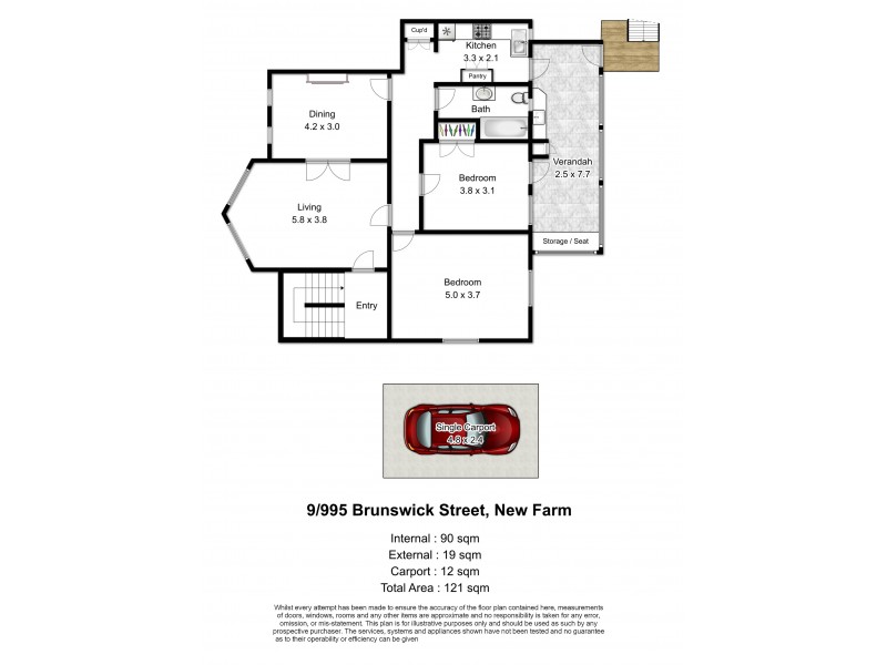 9/995 Brunswick Street, New Farm QLD 4005