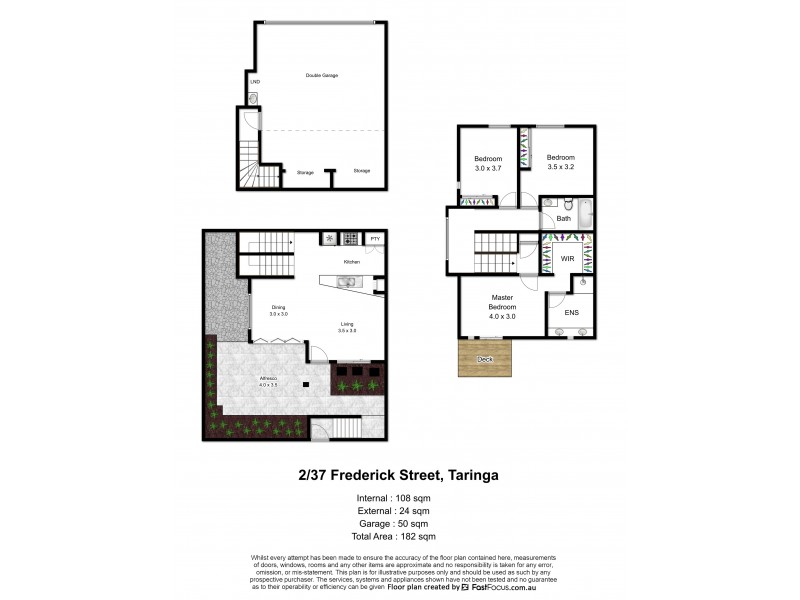 2/37 Frederick Street, Taringa QLD 4068 Floorplan