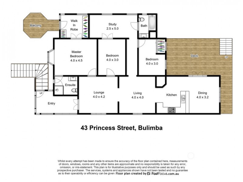 43 Princess Street, Bulimba QLD 4171 Floorplan