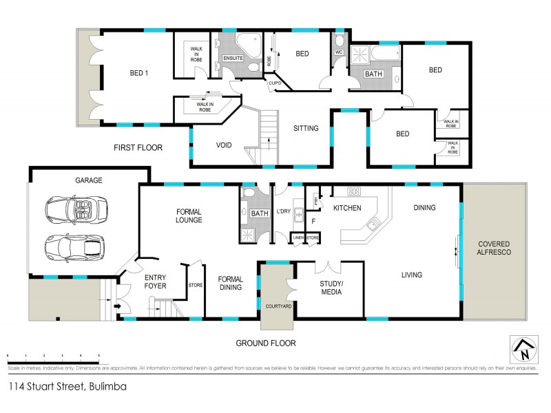 114 Stuart Street, Bulimba QLD 4171 Floorplan
