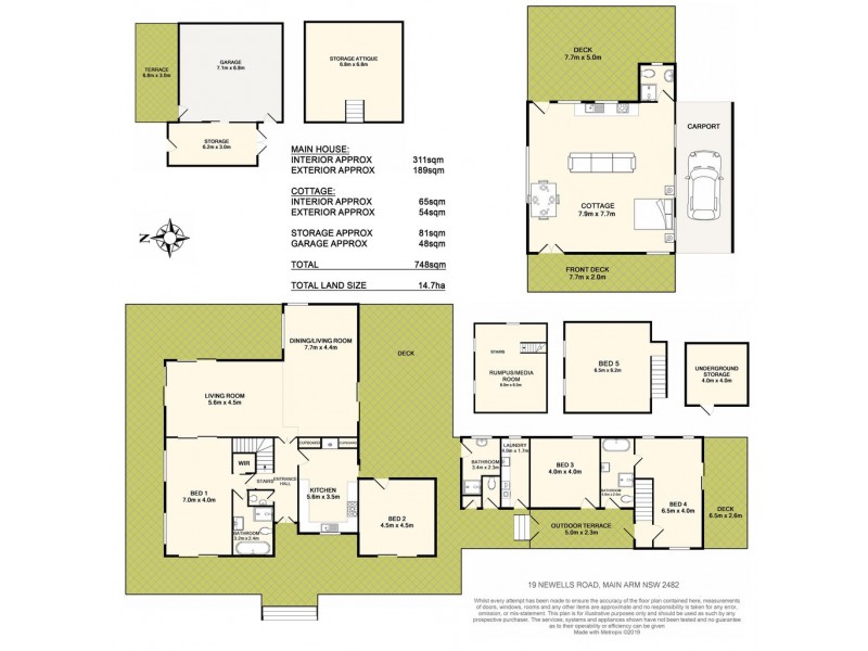19 Newells Road, Main Arm NSW 2482 Floorplan