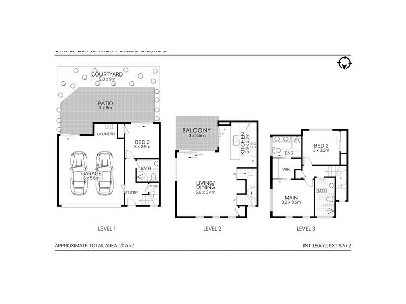 3/57 Norman Parade, Clayfield QLD 4011 Floorplan