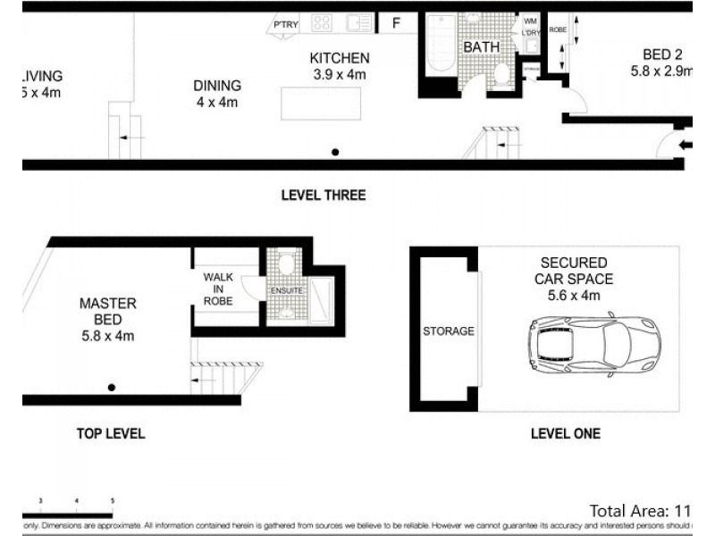344/50 Macquarie Street, Teneriffe QLD 4005 Floorplan