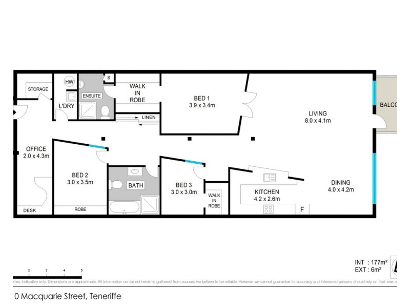 35/110 Macquarie Street, Teneriffe QLD 4005 Floorplan