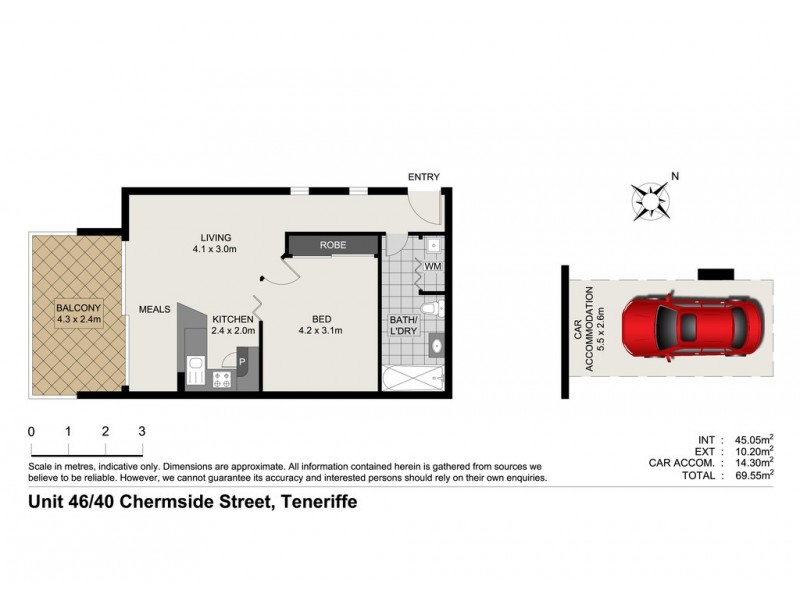 44/46 Chermside Street, Teneriffe QLD 4005 Floorplan