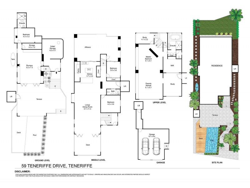 59 Teneriffe Drive, Teneriffe QLD 4005 Floorplan