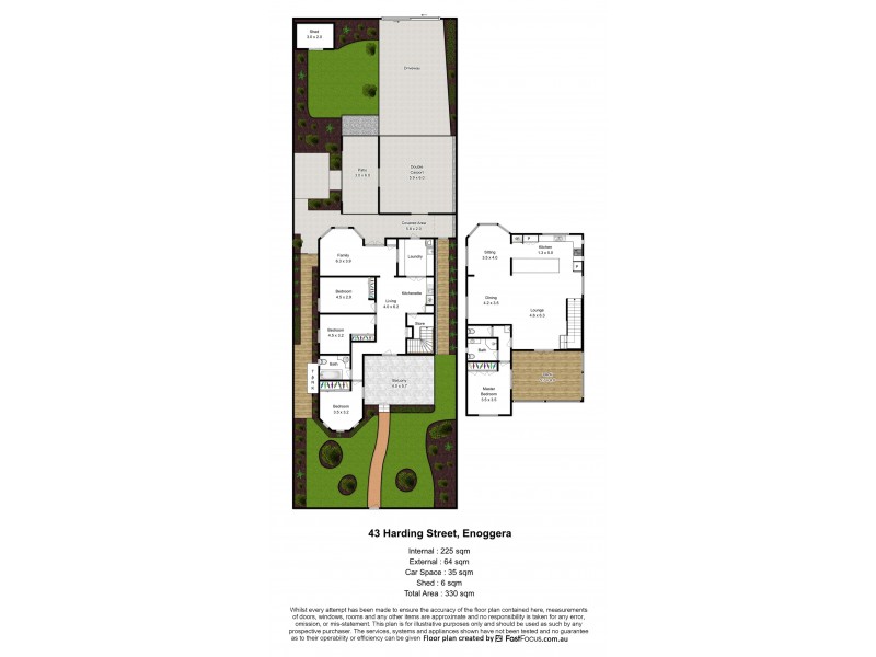43 Harding Street, Enoggera QLD 4051 Floorplan