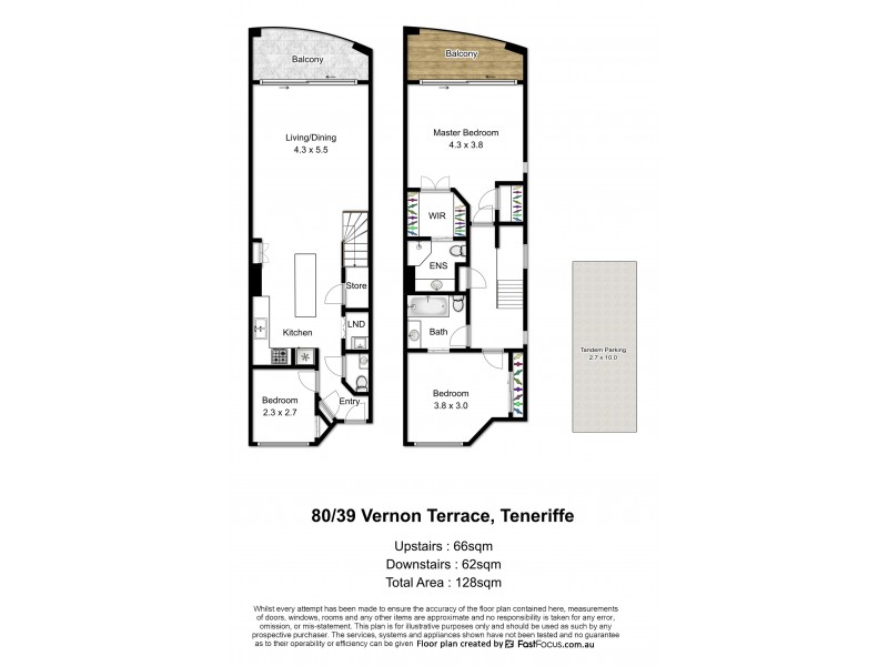 80/39 Vernon Terrace, Teneriffe QLD 4005 Floorplan
