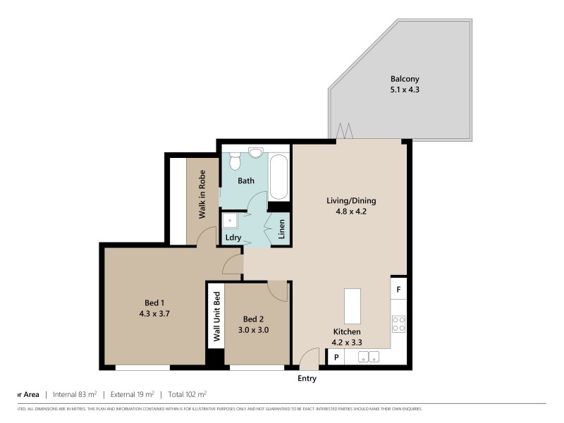 433/38 Warner Street, Fortitude Valley QLD 4006 Floorplan