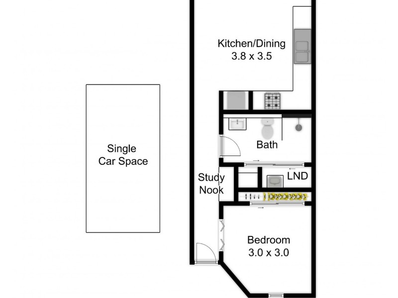 14/36 Vernon Terrace, Teneriffe QLD 4005 Floorplan