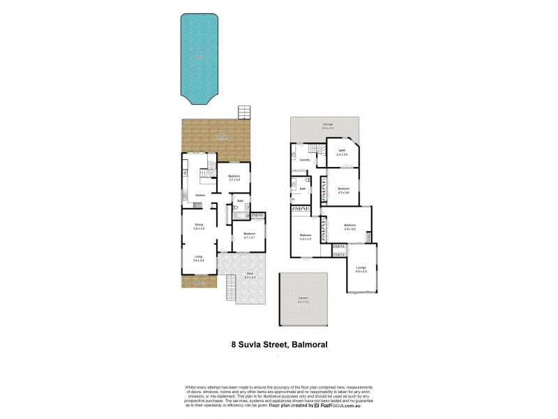 8 Suvla Street, Balmoral QLD 4171 Floorplan