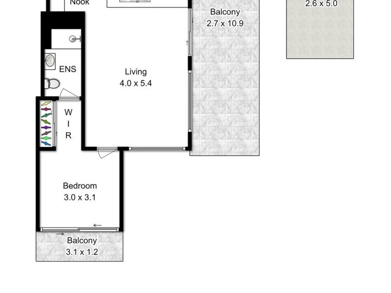 102/16 Masters Street, Newstead QLD 4006 Floorplan