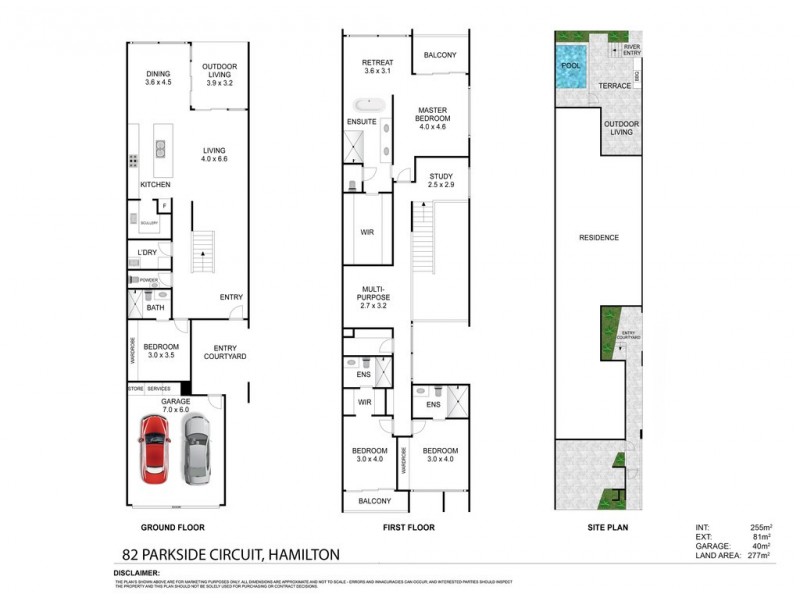 82 Parkside Circuit, Hamilton QLD 4007 Floorplan