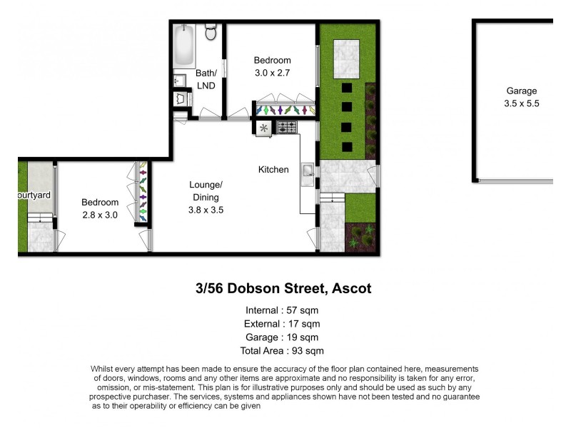 3/56 Dobson Street, Ascot QLD 4007 Floorplan