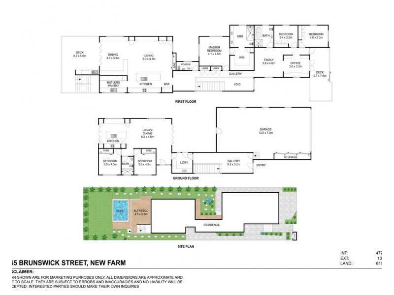 965 Brunswick Street, New Farm QLD 4005 Floorplan