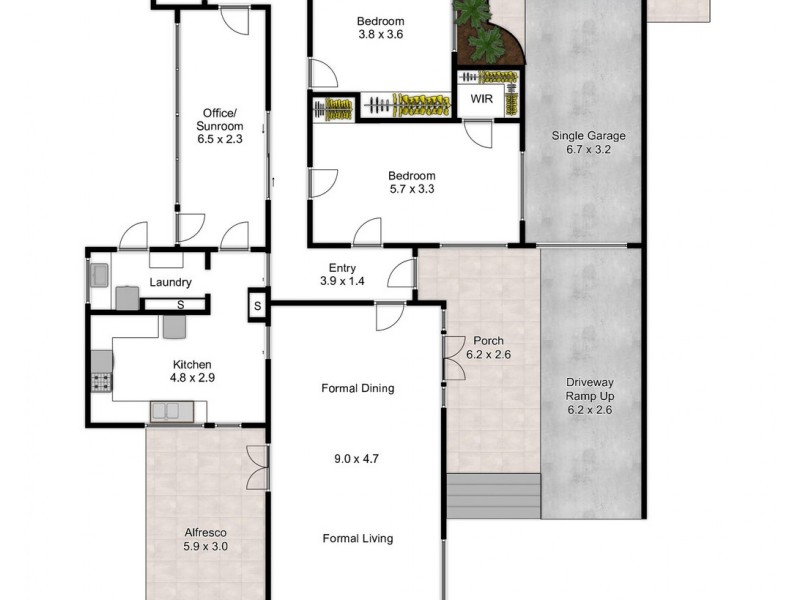 43 Landsborough Avenue, Scarborough QLD 4020 Floorplan
