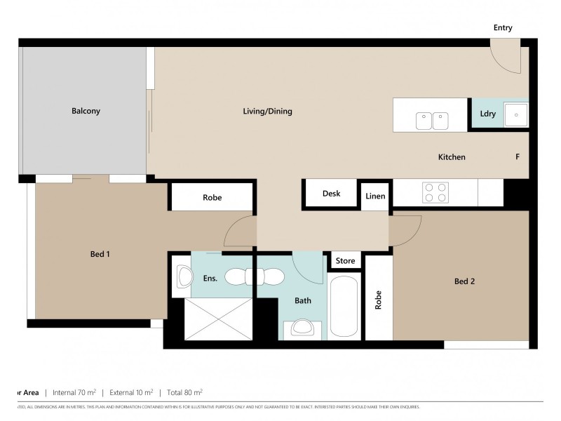 1305/37 Mayne Road, Bowen Hills QLD 4006 Floorplan