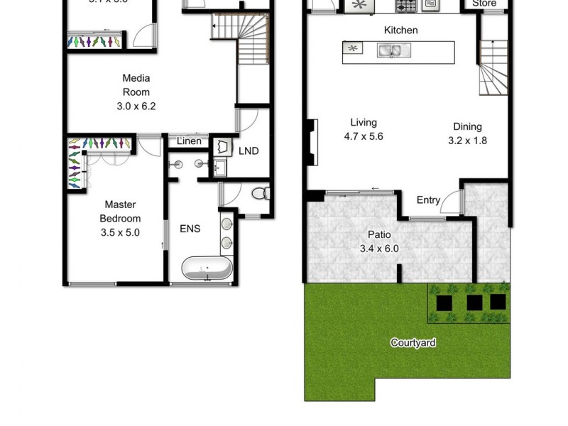 Townhouse 3 22 Crescent Way, Hendra QLD 4011 Floorplan
