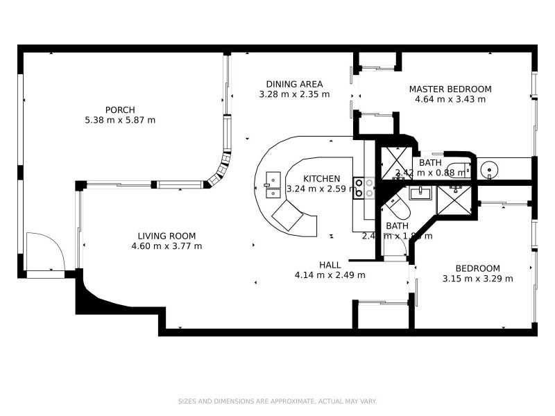 5/120 Sydney Street, New Farm QLD 4005 Floorplan