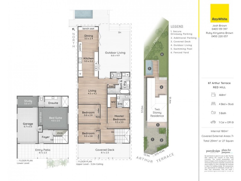 87 Arthur Terrace, Red Hill QLD 4059 Floorplan