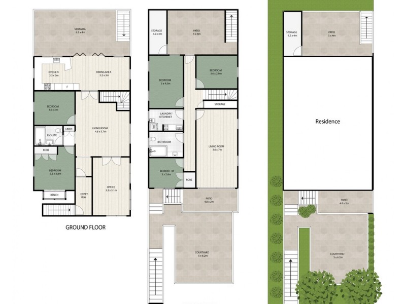 36 Beeston Street, Teneriffe QLD 4005 Floorplan