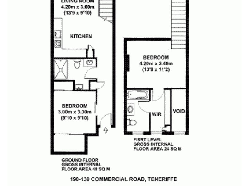 190/139 Commercial Road, Teneriffe QLD 4005 Floorplan