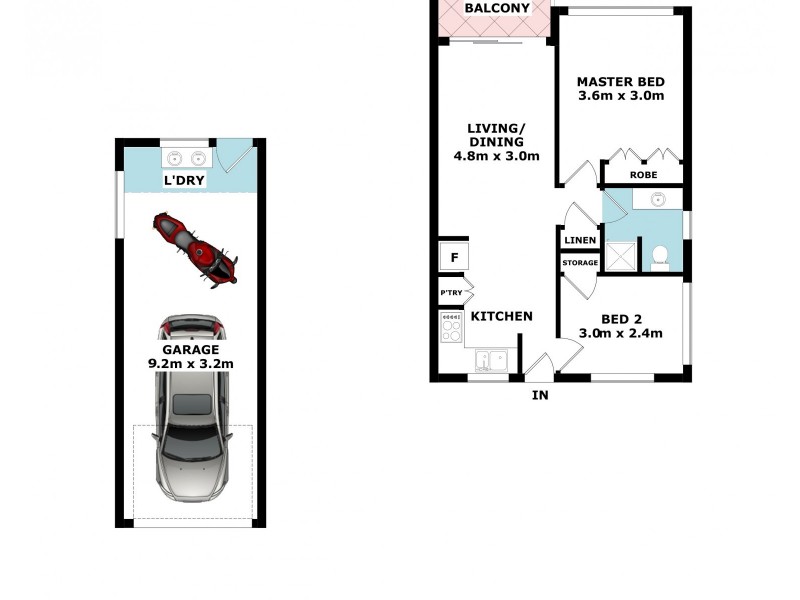 8/57 Welsby Street, New Farm QLD 4005 Floorplan