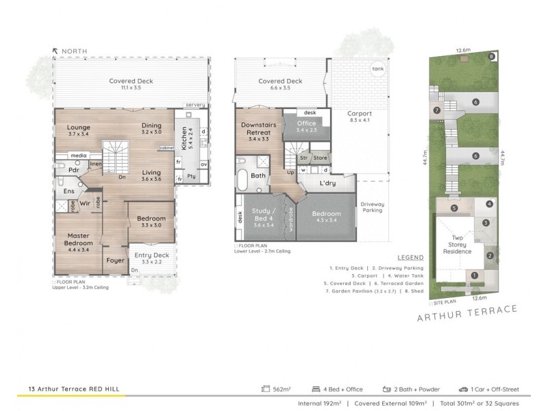 13 Arthur Terrace, Red Hill QLD 4059 Floorplan