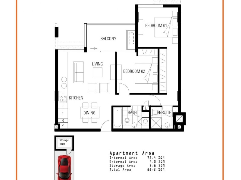 Level 6/82 Alfred Street, Fortitude Valley QLD 4006 Floorplan