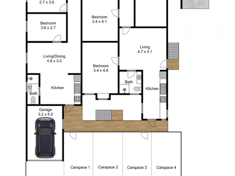 509 and 515 Brunswick Street, Fortitude Valley QLD 4006 Floorplan