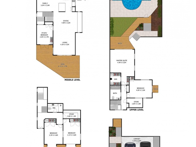 23 Plunkett Street, Paddington QLD 4064 Floorplan
