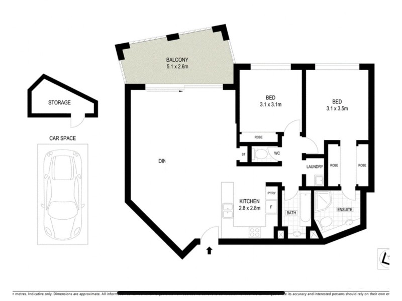 87/7B Boyd Street, Bowen Hills QLD 4006 Floorplan