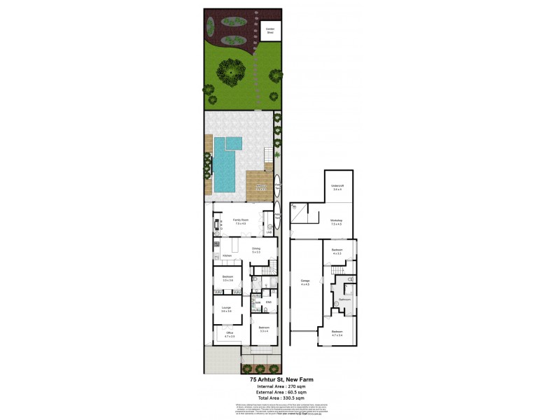 75 Arthur Street, Fortitude Valley QLD 4006 Floorplan