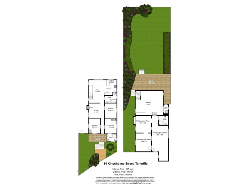34 Kingsholme Street, Teneriffe QLD 4005 Floorplan